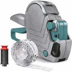 METO Basic S 822 Preisauszeichner, Beschriftungsgerät, Türkis, Silber