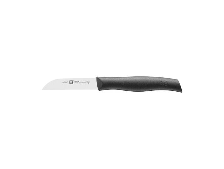 Zwilling Couteau à légumes droit Zwilling Twin Grip 8 cm Noir-acier inoxydable