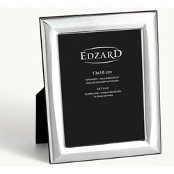 Fotorahmen Serino (13x18 cm), edel versilbert, anlaufgeschützt, mit Holzdekor-Rücken
