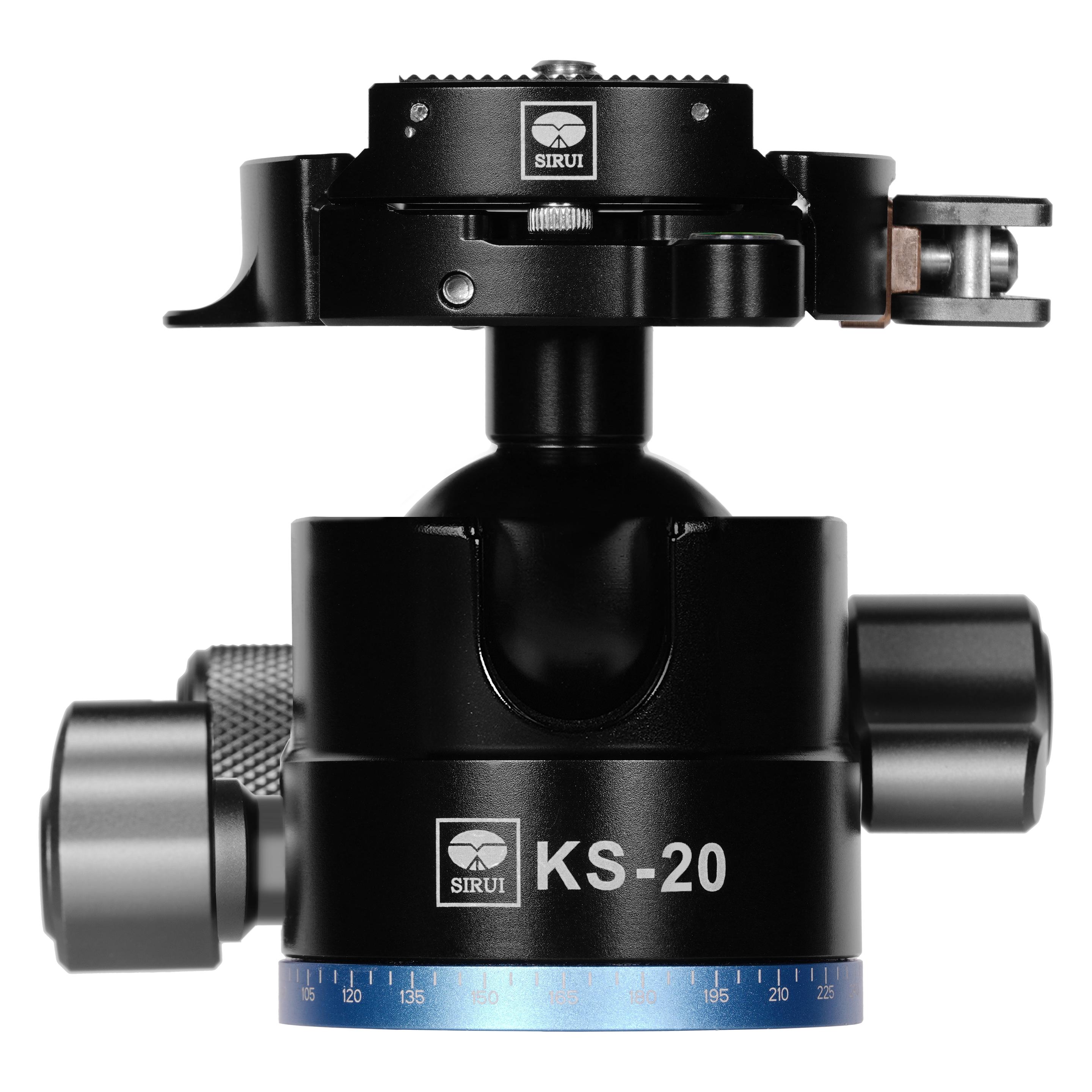 Sirui KS-20 Kugelkopf black mit Schnellverschluss und TY-55X Platte (Kugelkopf) (781325)