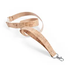 10x Kordel / Lanyard aus natürlichem Kork