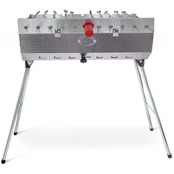 Grillpeter Mangal Set Taschkent Schaschlikgrill mit 11er Drehspieß Spieße Motor