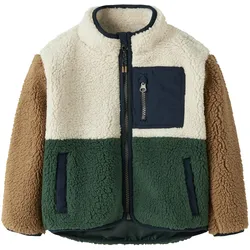 Tchibo - Name IT Block-Teddyjacke - Gr. 98 - grün