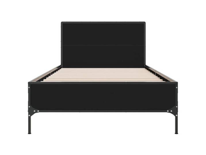 Lit 1 place 90x200cm - VIDAXL - Structure/Cadre de lit - sans matelas - noir L2559