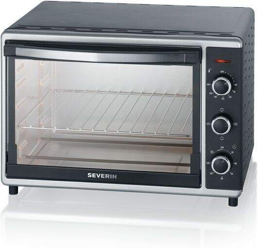 Severin TO 2058 Mini-Backofen   schwarz/silber - Refurbished
