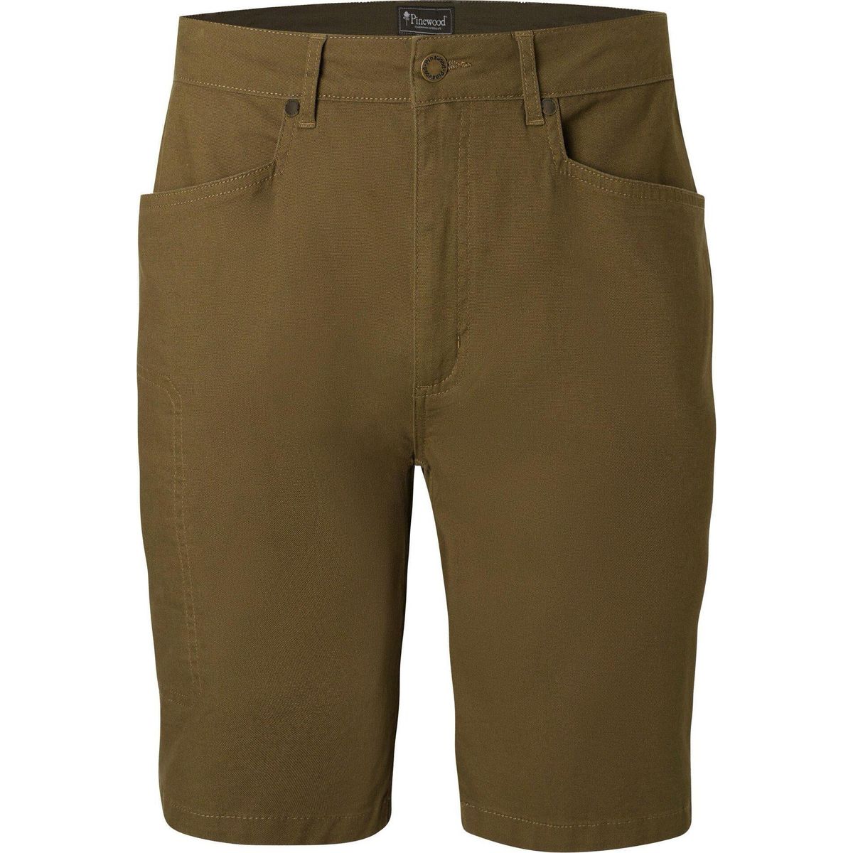 Pinewood Värnamo Vintage Canvas Shorts olive brown (168) C48 1-53530168048
