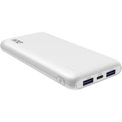 DLH POWER BANK 10000MAH USB-C PD 20W (10000 mAh, 20 W), Powerbank, Schwarz, Weiss