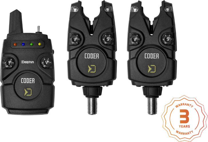 Lot de Détecteurs Delphin CODER 2+1 Gray, Beige 2+1