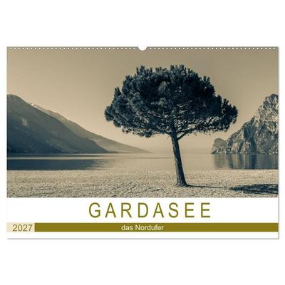 GARDASEE - das Nordufer (Wandkalender 2027 DIN A2 quer), CALVENDO Monatskalender