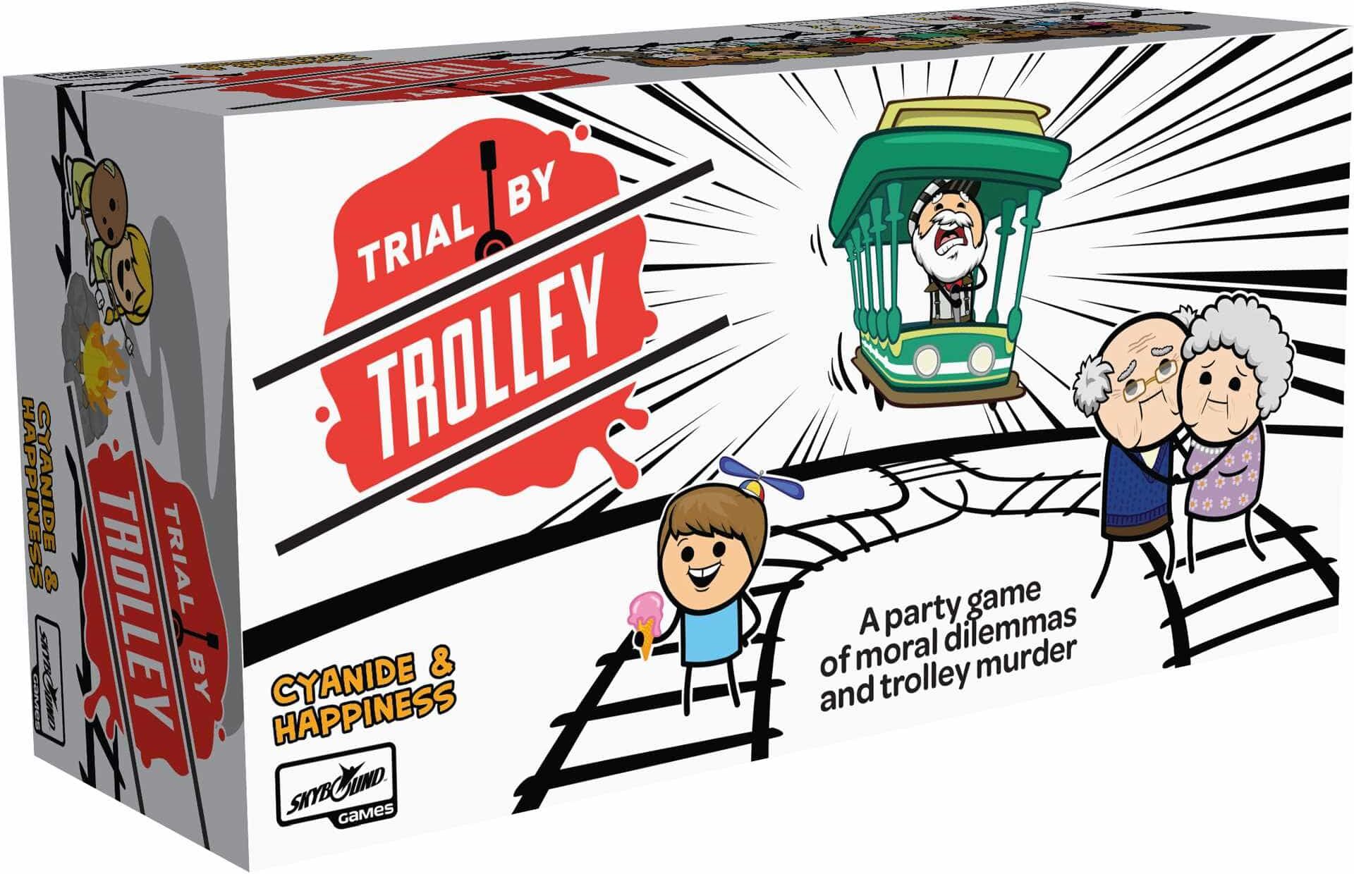 Trial by Trolley Party Game for Adults by Skybound
