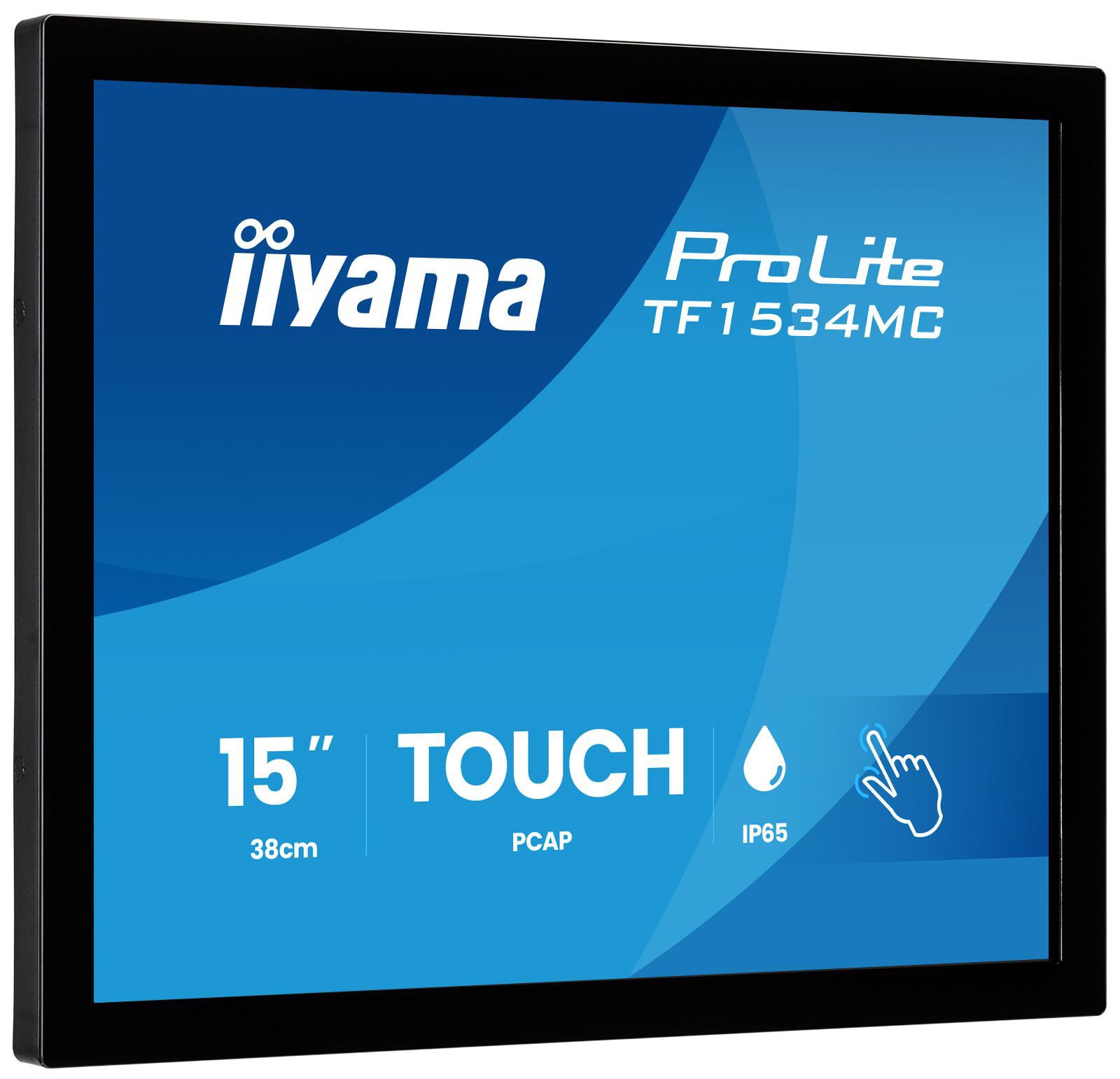 iiyama ProLite TF1534MC-B8X 38,1 cm (15") Touch XGA TN Monitor HDMI/VGA schwarz