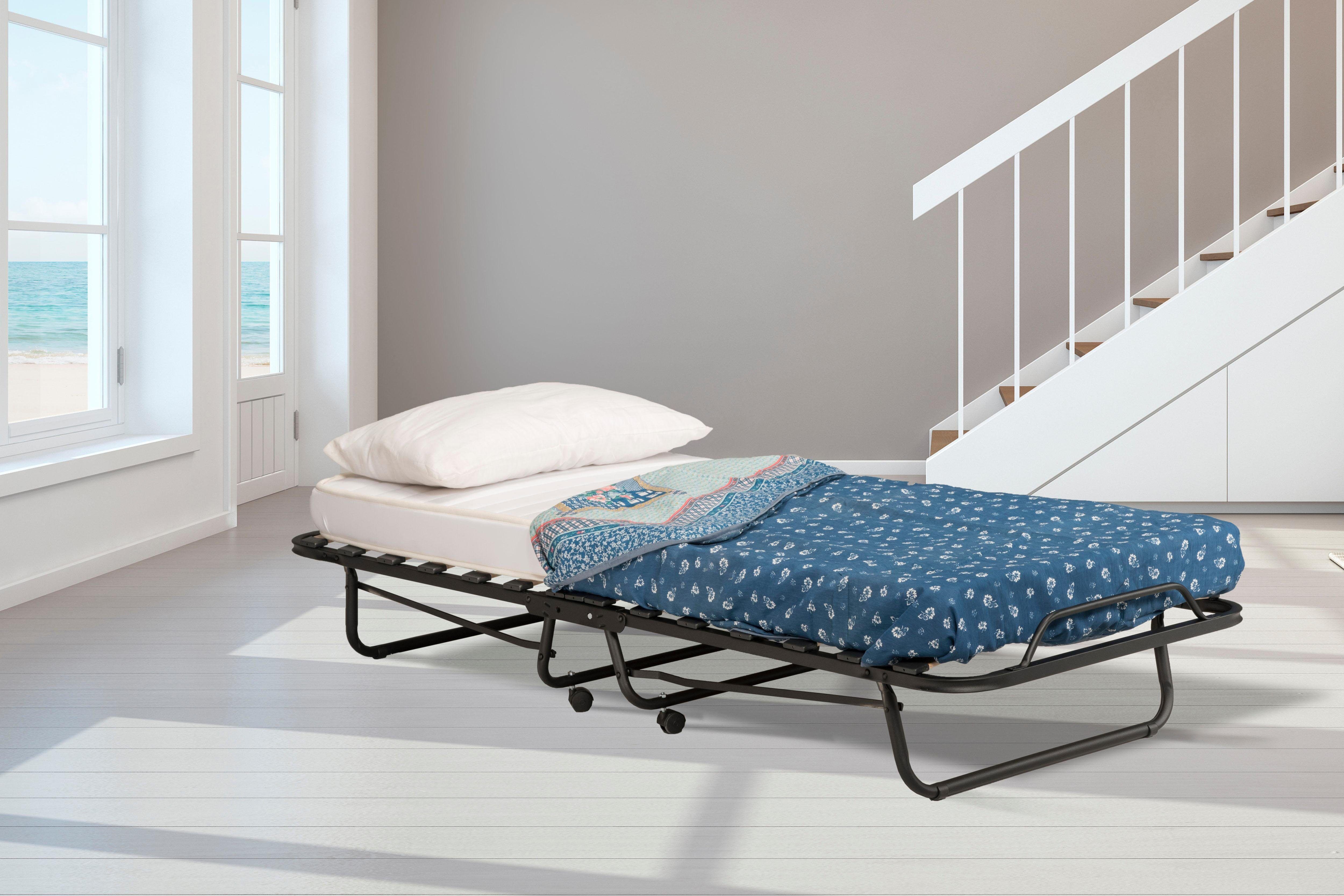 Gästebett HOME AFFAIRE "Florenzia", schwarz (schwarz, schwarz), B:80cm H:110cm L:200cm, Faltbetten, Gästebett