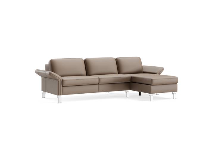 Ecksofa Classica-8011, Johann Jakob, kat. d, life line hasel, Leder
