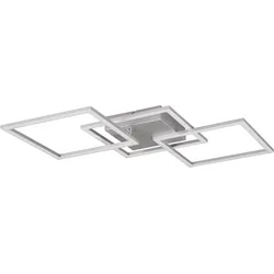 OTTO HOME LED Deckenleuchte "Annelia, Deckenlampe, schwenkbare LED-Rechtecke", grau (dunkeltitanfarben), 3, H: 7cm, 1 Stk., Leuchten, Wand- und Deckenmontage möglich, LED Deckenleuchte