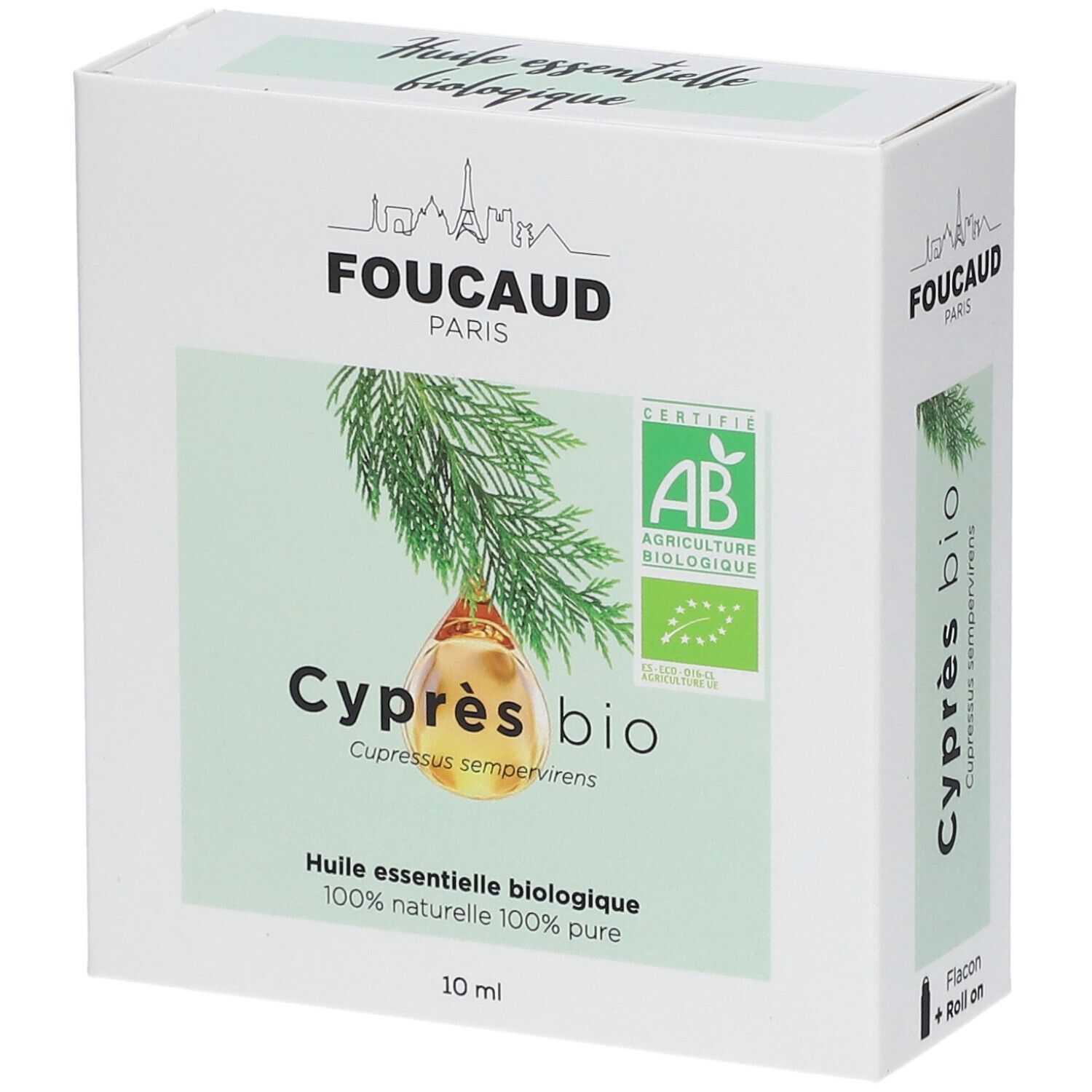 Foucaud Huile Essentielle Cypres - Décongestion, Douleurs menstruelles 10 ml Hautöl