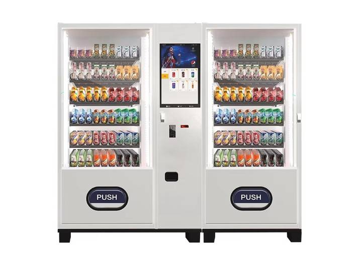 Distributeur automatique de boissons froides, distributeur intelligent de boissons et de collations, équipement commercial de vente au détail, kiosque