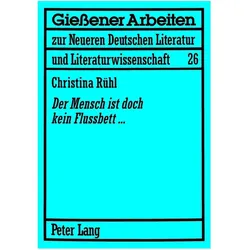 'Der Mensch ist doch kein Flussbett...', Fachbücher von Christina Rühl
