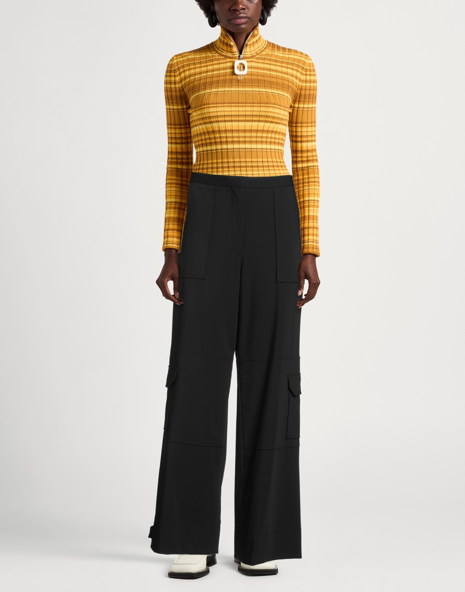 Ganni Pantalones Mujer Negro 34,40 Mujer