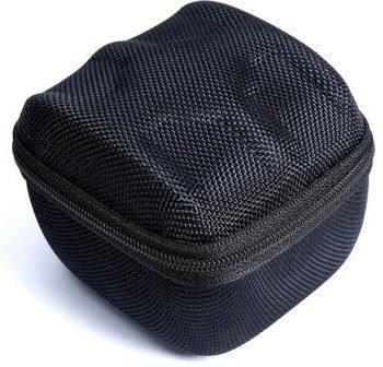 Inspire Essentials Single Watch Travel Case Hard Shell Watch Storage Box With Soft Pillow black