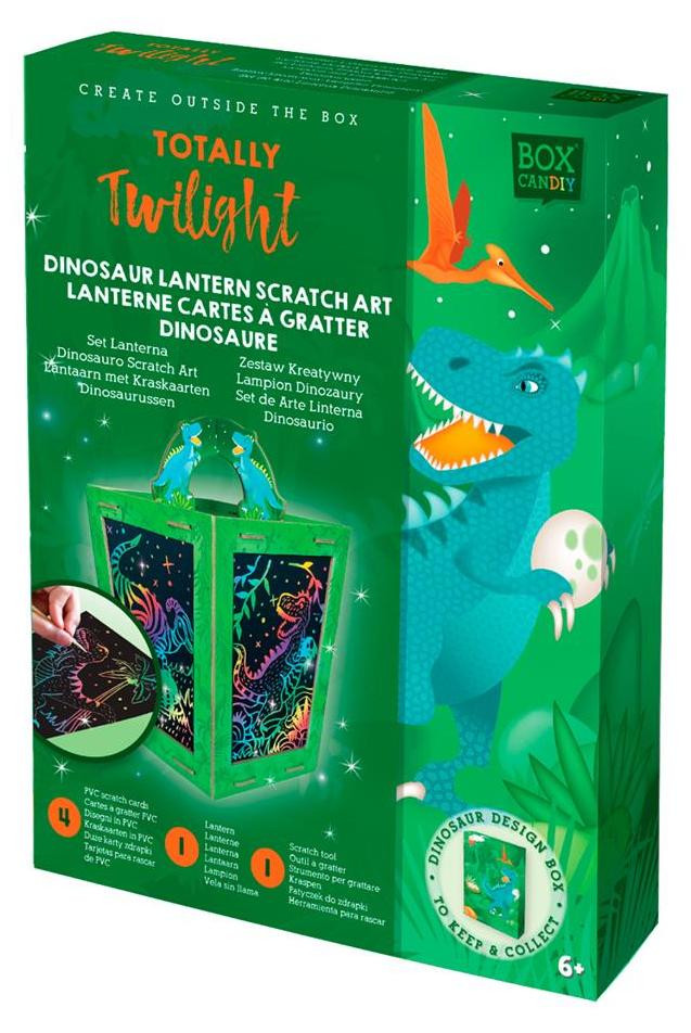 Candiy Doos met snoep, lantaarn en krasloten voor creatief speelgoed en cadeau