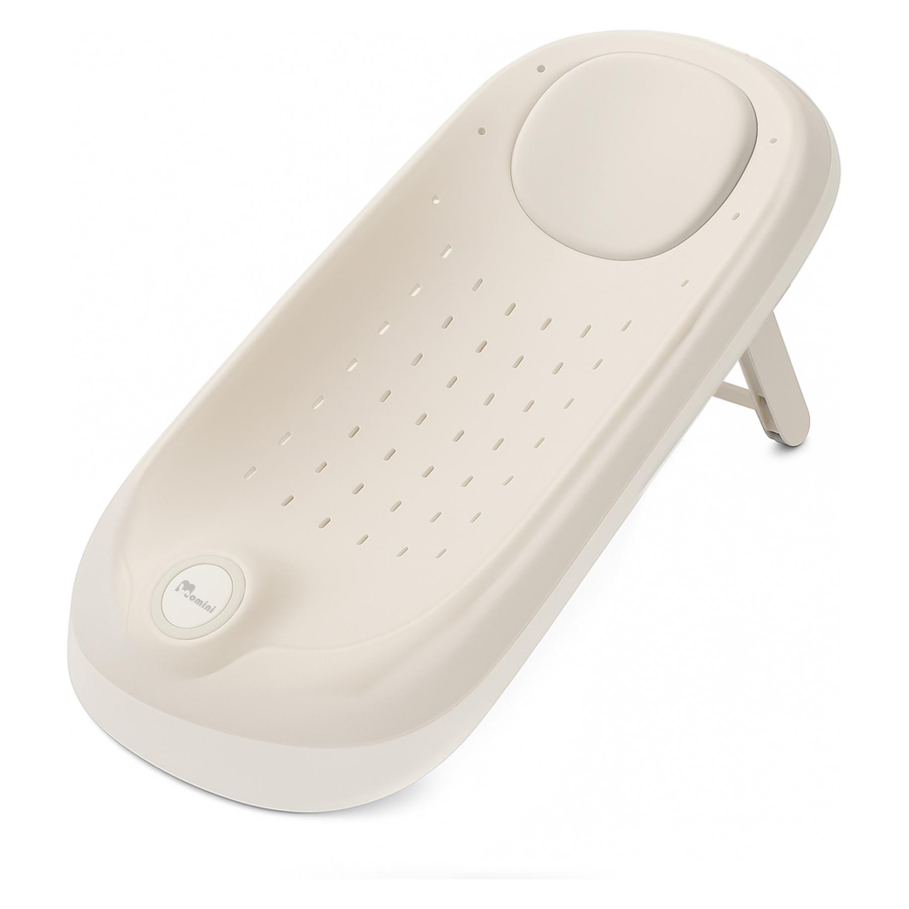 Bielenda Momini - Składana Podpórka Do Kąpieli Dla Niemowląt Bath Buddy Beige (BATHBUDDY BEIGE)