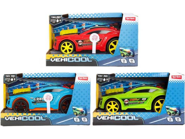 Vehicool Rally - Auto - Licht en geluid - Multi kleuren