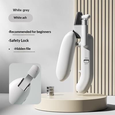 Happy Pet Pantry LED Pet Nail Clippers For Dogs & Cats Professional Dog Nail Clippers With Safety Light white
