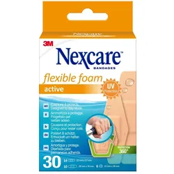 Nexcare Flexible Foam Active Strips 30 ST
