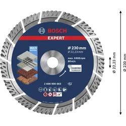 BOSCH Diamant-Trennscheibe 230 mm