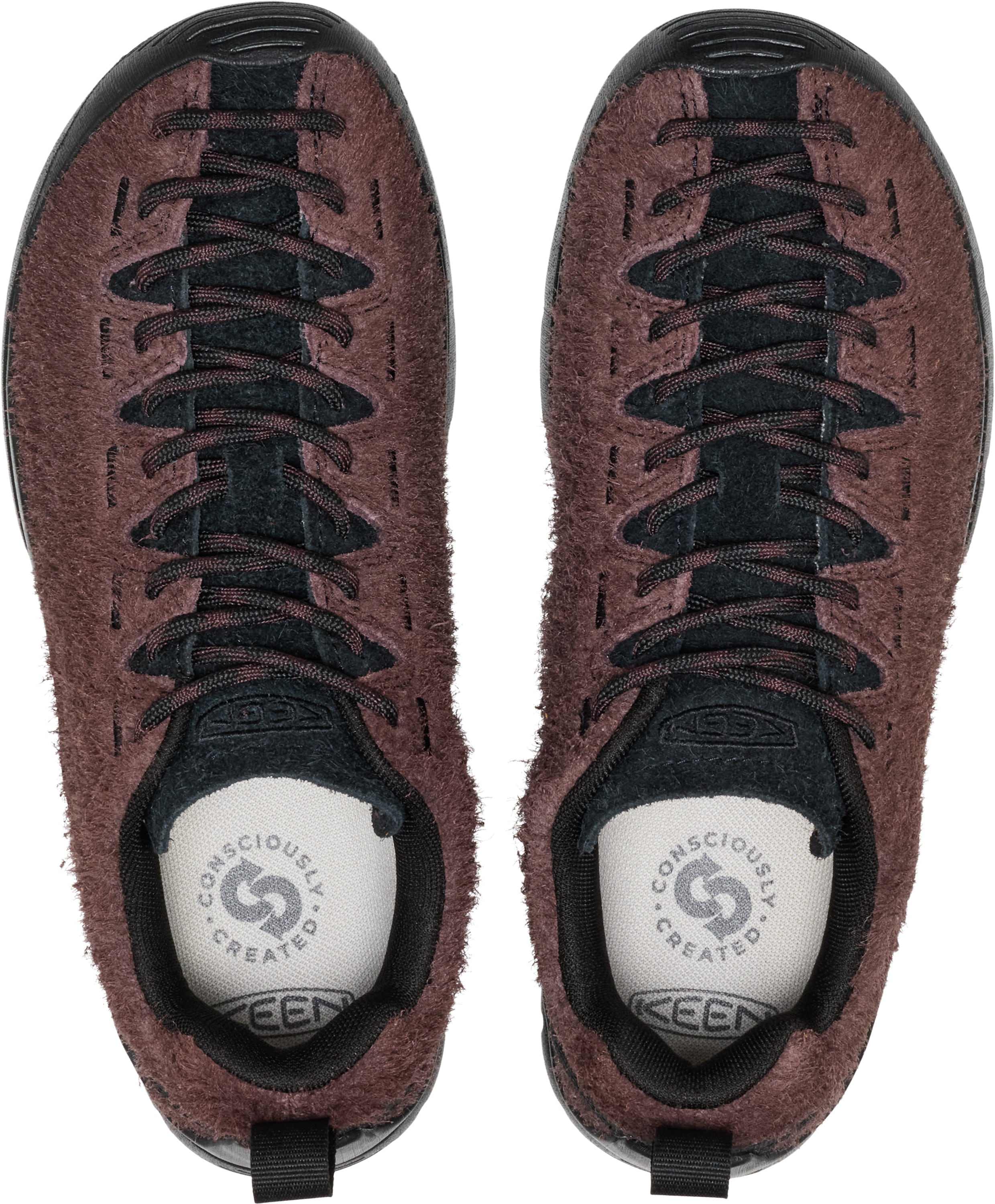 Sneaker KEEN "JASPER", Damen, Gr. 37, Synthetik, braun (java, schwarz), Leder, Synthetik, Schuhe Sneaker java, schwarz 37, Synthetik