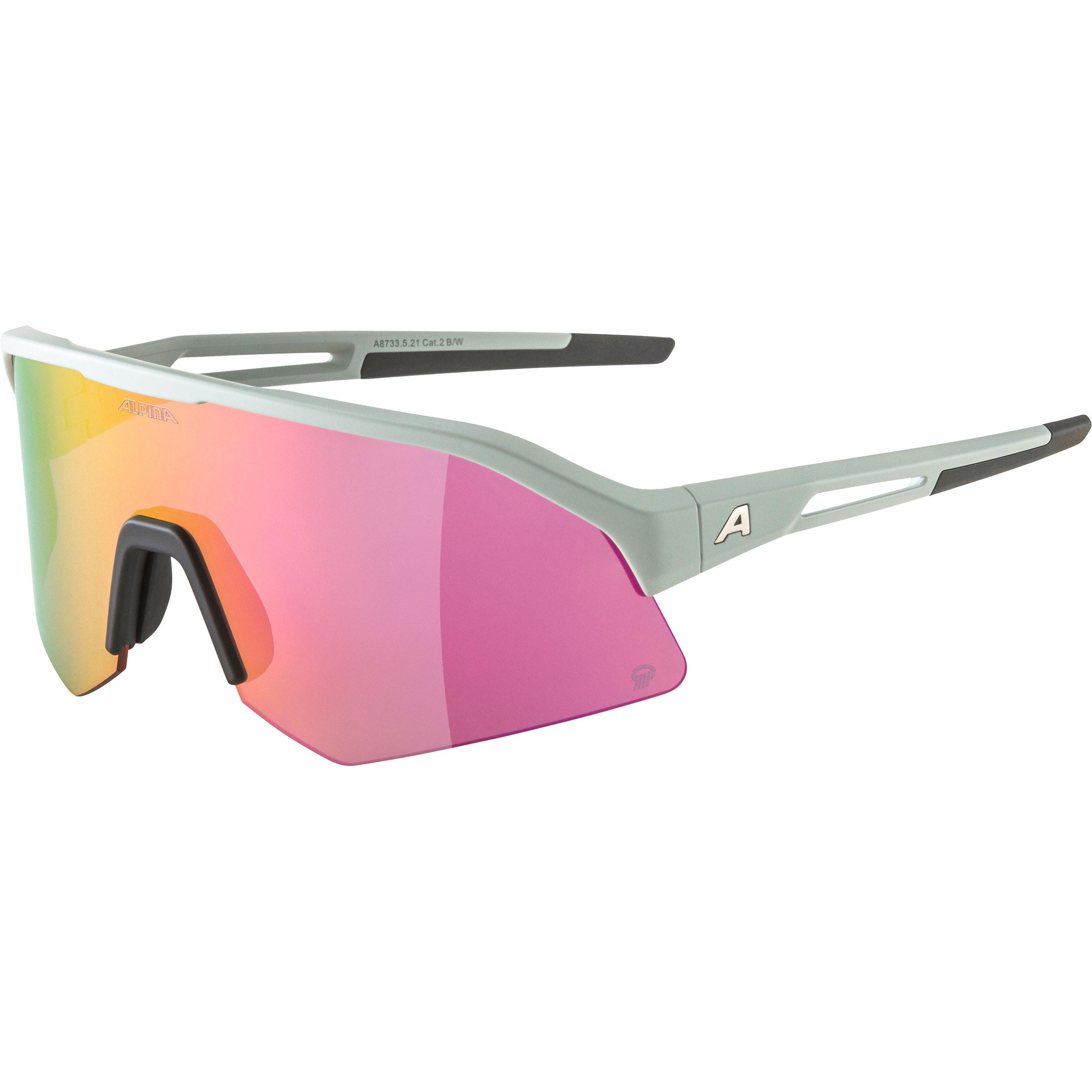 Alpina Sonic HR Q 2 Sportbrille Sportbrillen & Sportsonnenbrillen grau Mountainbike | Rennrad | Gravel