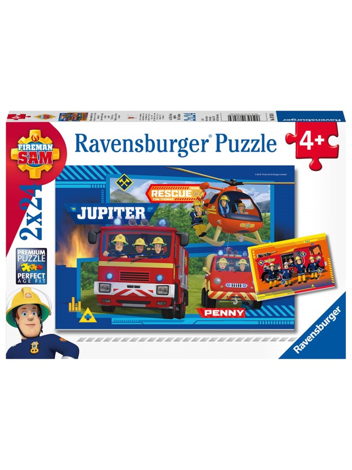 Ravensburger Fireman Sam To The Rescue 2x24p