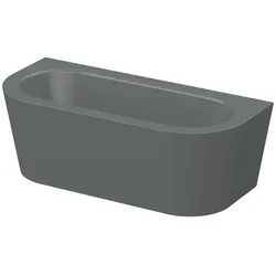 BetteStarlet I Silhouette Badewanne, 1650x750x575 mm, Smoke, glasierter Titan-Stahl, 2-Sitzer Schürzen-Badewanne