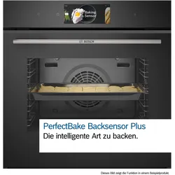 Bosch Hausgeräte HBG7764B1, Backofen Einbau, Schwarz
