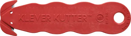 KLEVER KCJ-1SSRX Kutter NSF Food Zone Sicherheitsmesser Rot, 10St.