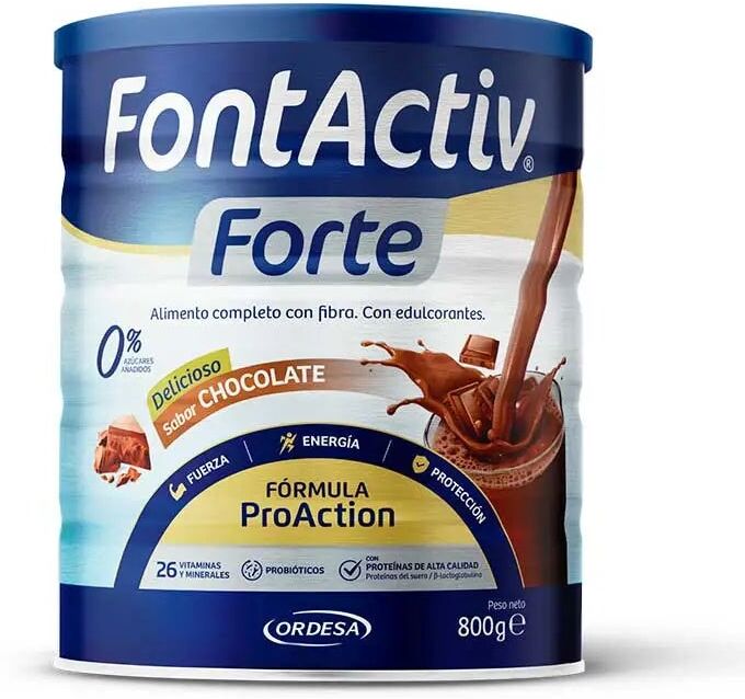 FONTACTIV Forte Chocolate Sin Lactosa Alimento Dietético En Polvo 800 Gr