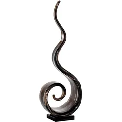 Leonardo Deko-Objekt Casolare 40 cm Glas Schwarz