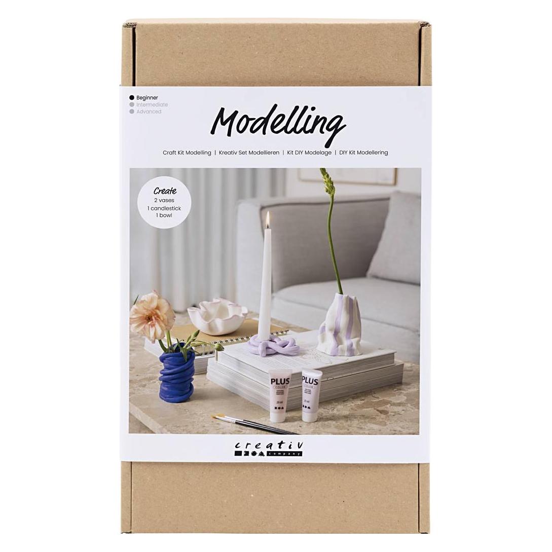 Creativ Company Craft Kit - Modelling - Pots and Vases (977656) (977656)