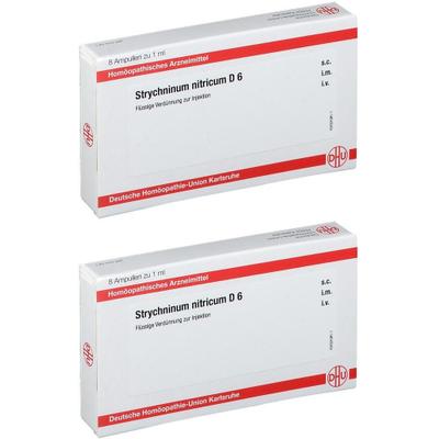Strychninum Nitricum D 6 Ampullen 2x 2x8x1 ml