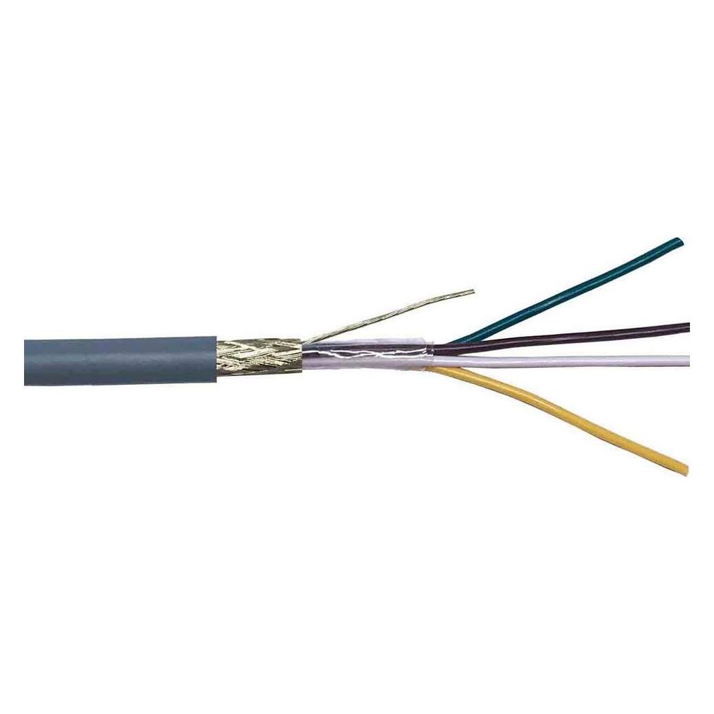 RS PRO Datenkabel 0,14 mm² Ø 4.5mm Geflecht Schirm (100 m) (1959505)