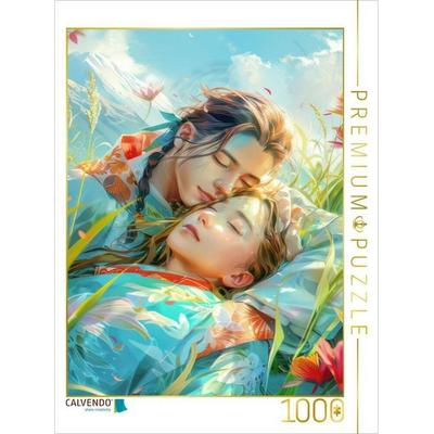 CALVENDO Puzzle Asiatisch inspirierte Animation | 1000 Teile Lege-Größe 64x48cm Foto-Puzzle für glückliche Stunden