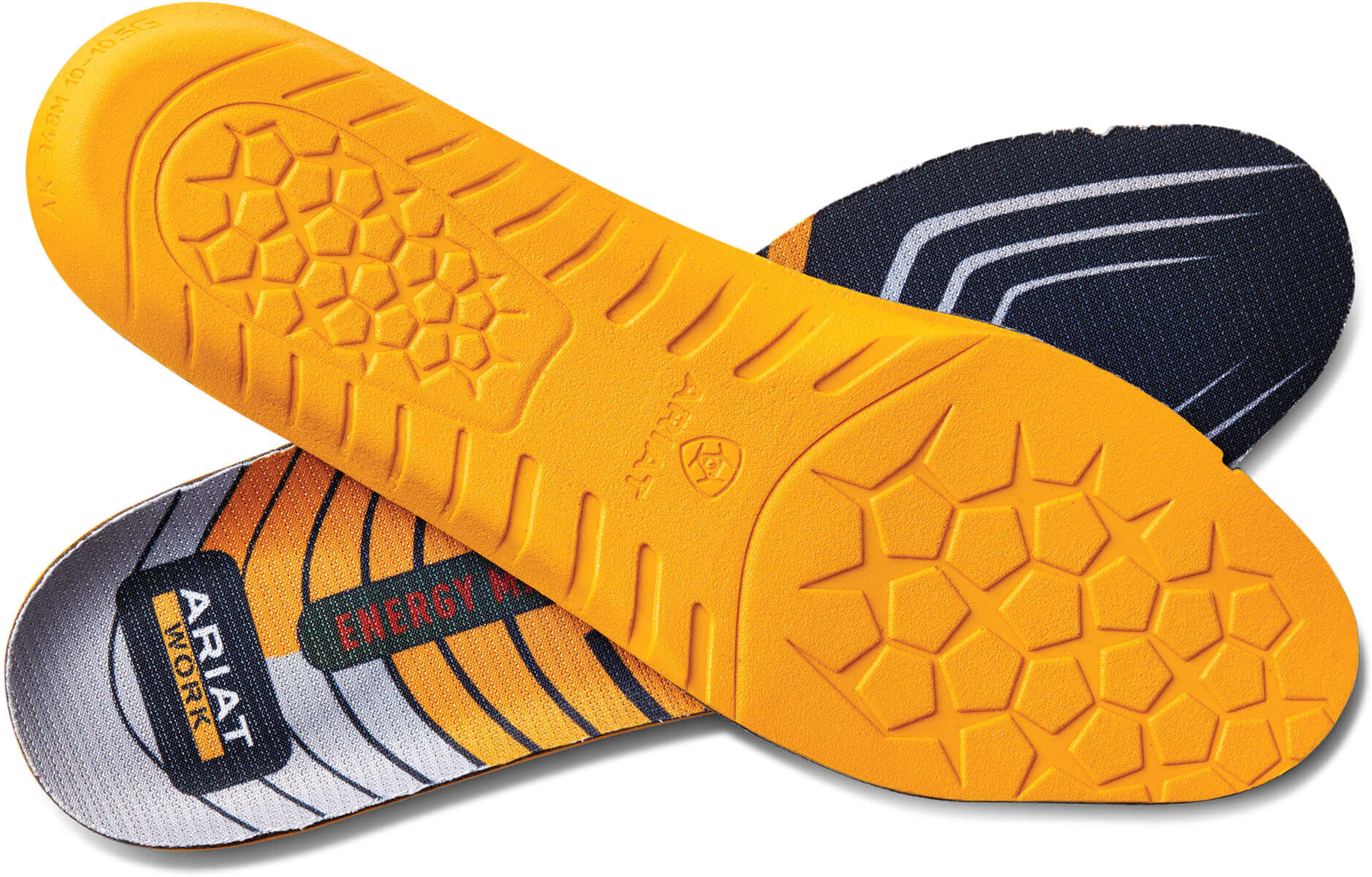 Men's Big Rig Energy Max Work Insole Round Toe in Multi, Size: 7 EE by Ariat