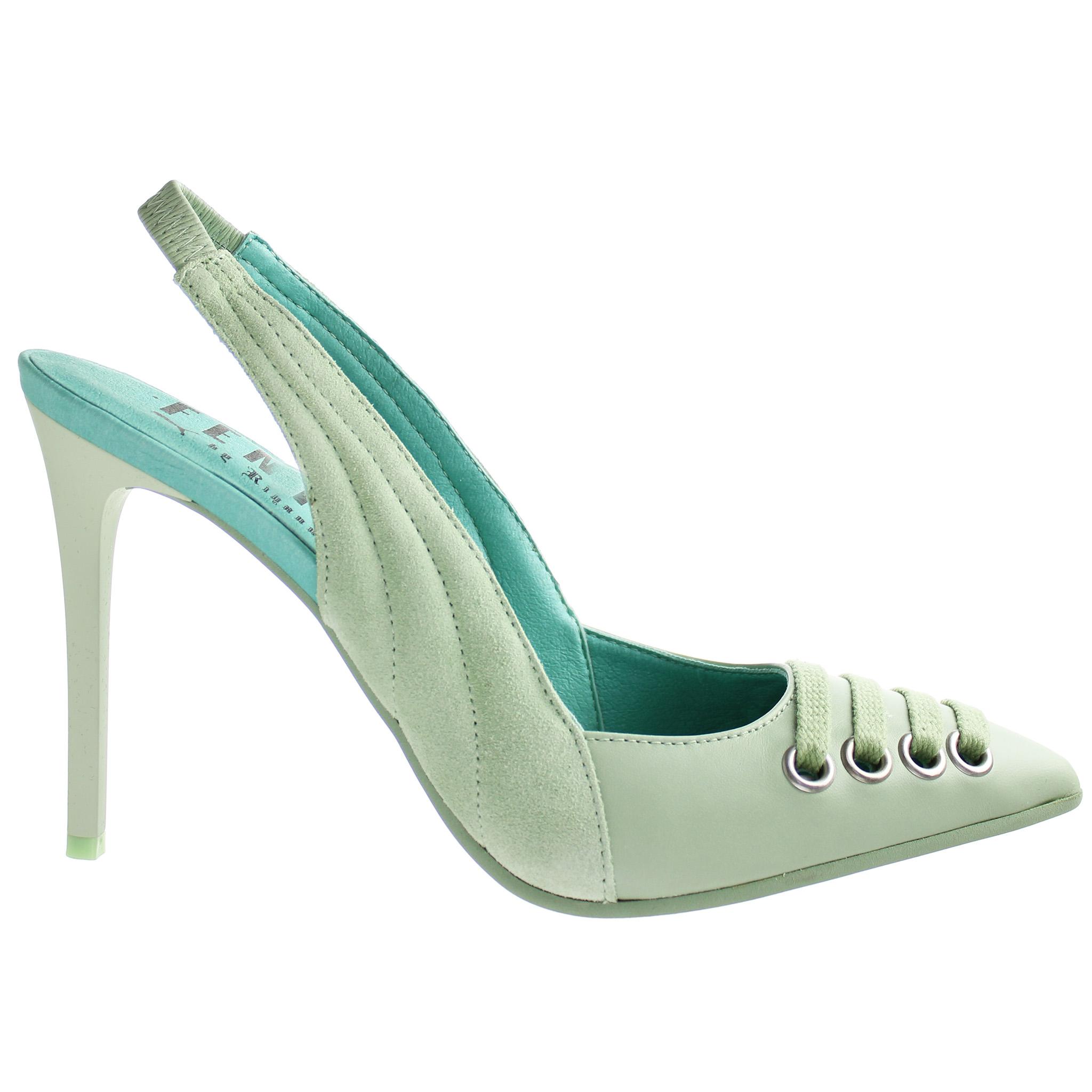 Puma x Rihanna Fenty Slingback Blue Womens Schuhe