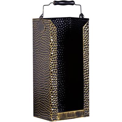 Aufbewahrungsbox FIREFIX, grau (messingfarben), B:21cm H:49cm T:14cm, Stahl, Aufbewahrungsboxen, Aufbewahrungsbox, Messing