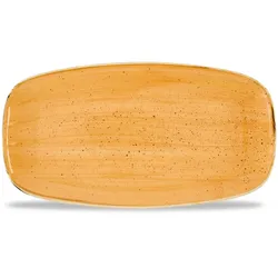 Churchill1795 Churchill Stonecast Platte rechteckig 35,5 x 18,9 cm, Tangerine