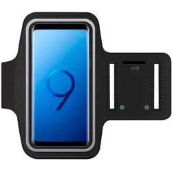 SmartFitness Samsung Galaxy S9+ Handy Sport Armband, Smartphone Sportarmband, Schwarz