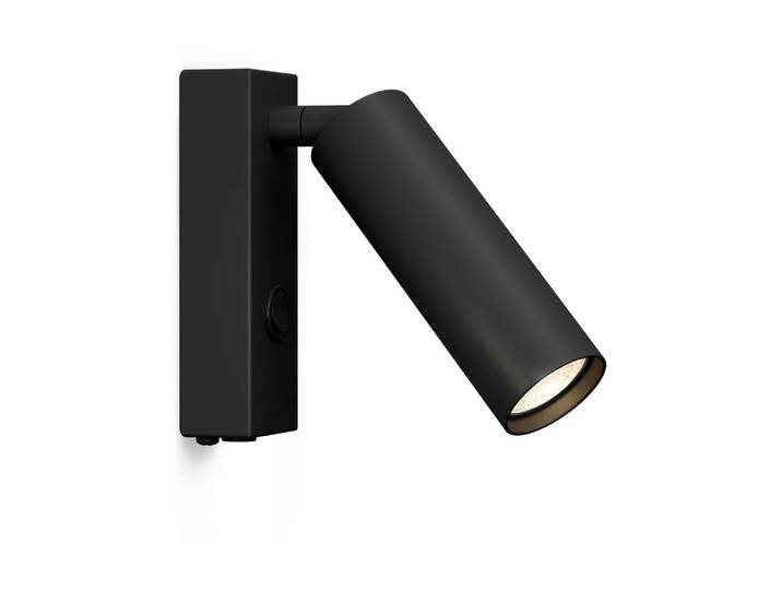 Herstal Lampe murale Pipeline Noir mat