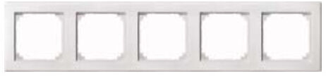 Merten Cadre 5f. pour pws horizontal/vertical 484519 (484519)