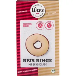 Reis-Ringe mit Glasur nach Schokoart - Vollkorn-Keks