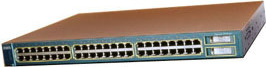 Cisco Catalyst 2950SX-48 Switch SI, IEEE 802.3, IEEE 802.3u, IEEE 802.3x, IEEE 802.3z, 8000 Eintragungen, 13,6 Gbit/Sek, 0,1 Gbit/Sek, SNMP, Telnet, RMON, TFTP, CWSI, (CLI)-based out-of-band, embedded CMS, Ethernet, Fast Ethernet, Gigabit Ethernet